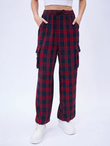 WIDE LEG PANTS WITH PATCH POCKETS