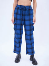 PLAID PULL-OVER PANTS