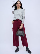 PULL ON PANTS WITH PATCH POCKETS