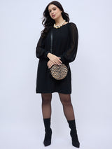 LONG SLEEVE BLACK DRESS