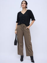 PULL ON PANTS WITH PATCH POCKETS