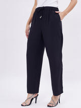 CONTRAST PIPING COMFY PANTS