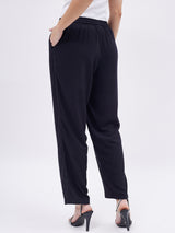 CONTRAST PIPING COMFY PANTS