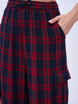 WIDE LEG PANTS WITH PATCH POCKETS