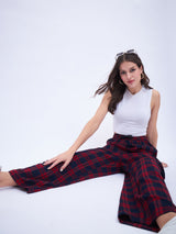 WIDE LEG PANTS WITH PATCH POCKETS