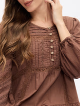 LACE DETAIL BOHO DRESS