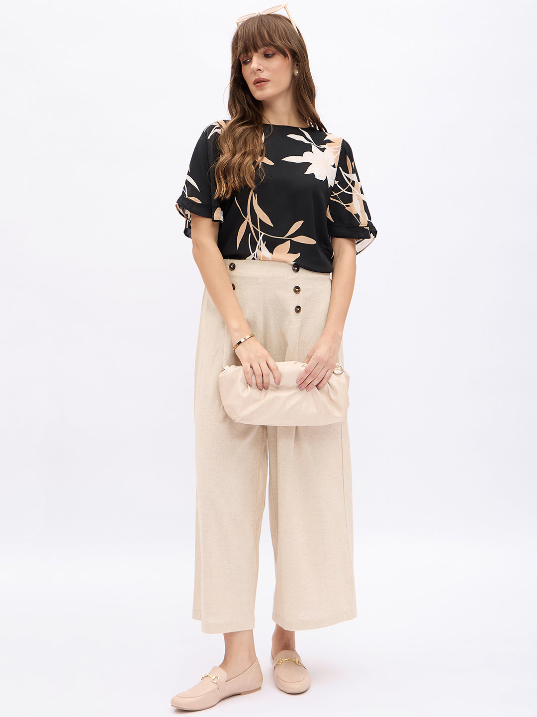 1/2 SLEEVES MIX MEDIA TOP