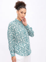 BUTTON DOWN ALL OVER PRINTED SHIRT