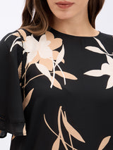 1/2 SLEEVES MIX MEDIA TOP