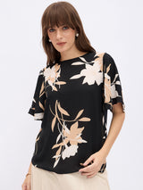 1/2 SLEEVES MIX MEDIA TOP