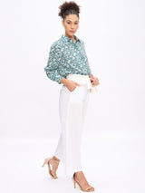BUTTON DOWN ALL OVER PRINTED SHIRT