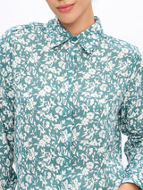 BUTTON DOWN ALL OVER PRINTED SHIRT