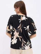 1/2 SLEEVES MIX MEDIA TOP