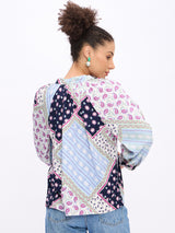 SPLIT NECK RELAXED TOP