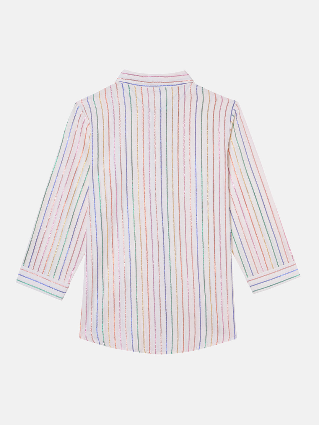 MULTI STRIPE  BUTTON DOWN SHIRT
