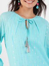 RAGLAN SLEEVE PEASANT DRESS