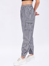 GINGHAM JOGGER PANTS